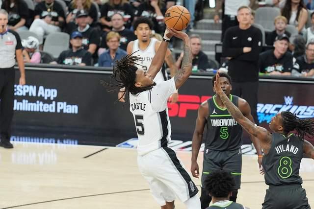 马刺主场133-95大胜森林狼系列赛扳成1-1平